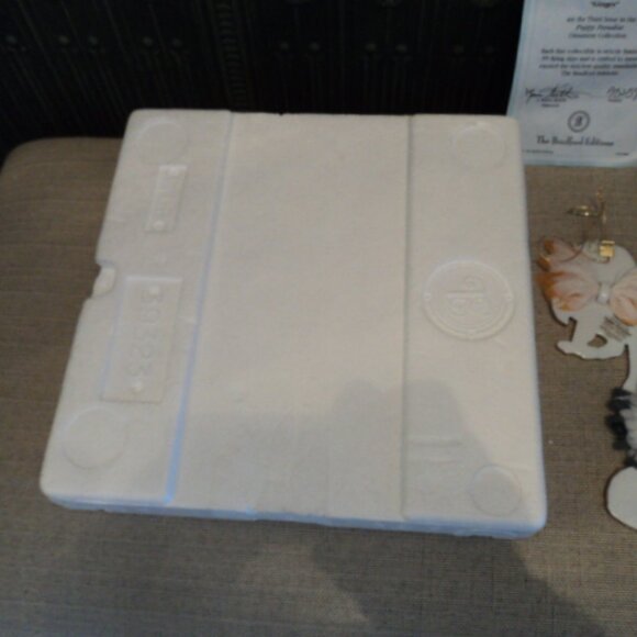 porcelain angel puppy ornaments~ lot of 3 - Picture 7 of 7